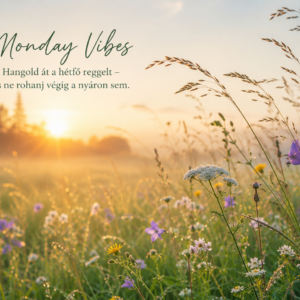 Monday Vibes - mindful reggelek / relaxációs hanganyagcsomag